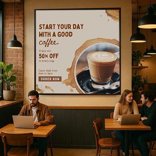 Extra Large Snap Frame 60 x 60 | Poster Snap Frames 1 1/4" Wide Mitered Aluminum Snap Open Frame