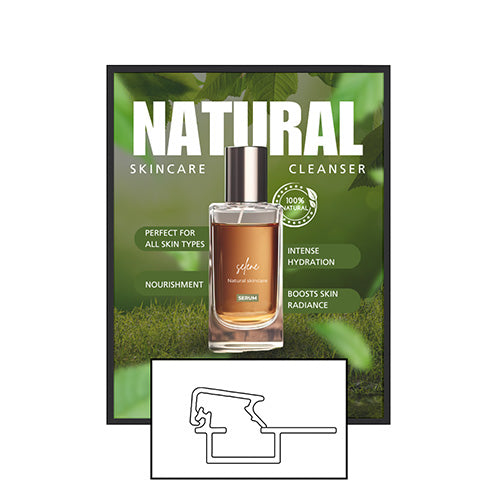 MINI 8x10 Poster Snap Frames (.60" Wide Frame Profile)