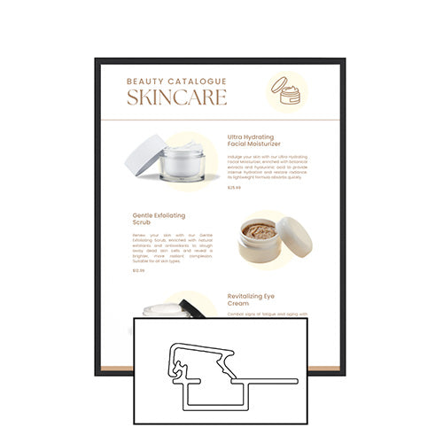 MINI 11x17 Poster Snap Frames (.60" Wide Frame Profile)