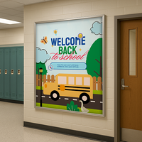 Extra Large Snap Open Frame 60x72 Front Loading Poster Snap Frames (1 1/4" Mitered Corners)