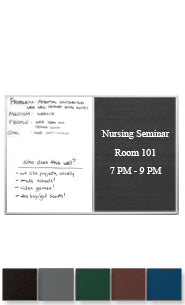 72" x 12" Combo Changeable Letter Board & Magnetic Marker Board