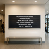 Open Face Vinyl Letter Board 36x72 Aluminum Frame
