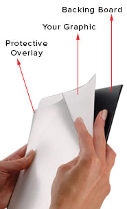 8.5x11 Slide-In Frame with .93" Wide Black Sign Frame Profile