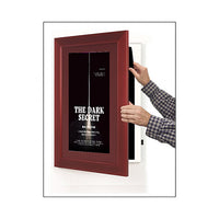 Wood 362 Poster Display SwingFrames 24x30 with Matboard