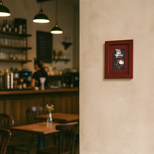 Wood 362 Poster Display SwingFrames 20x28 with Matboard