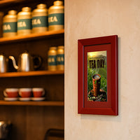 Wood 362 Poster Display SwingFrames 17x22 with Matboard