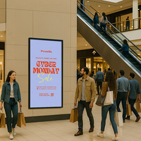 Extra Large Snap Open Frame 48x96 Front Loading Poster Snap Frames with 1 1/4" Mitered Corners