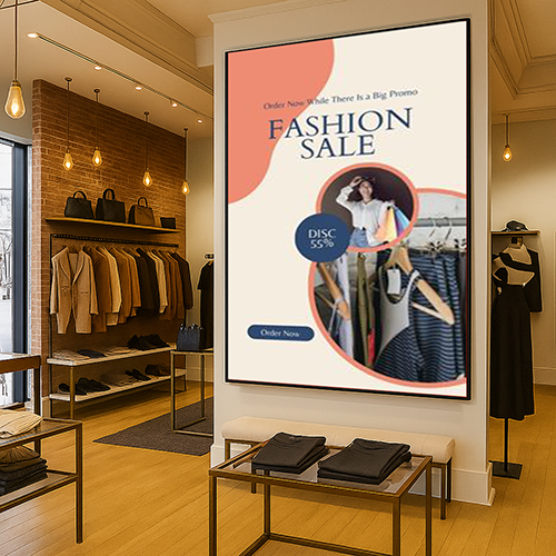 Extra Large Snap Open Frame 60x96 Front Loading Poster Snap Frames (1 1/4" Mitered Corners)