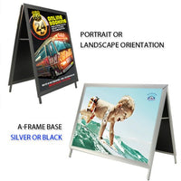 BOLD SNAP FRAME 30" x 36" A-FRAME CAN BE PORTRAIT or LANDSCAPE ORIENTATION