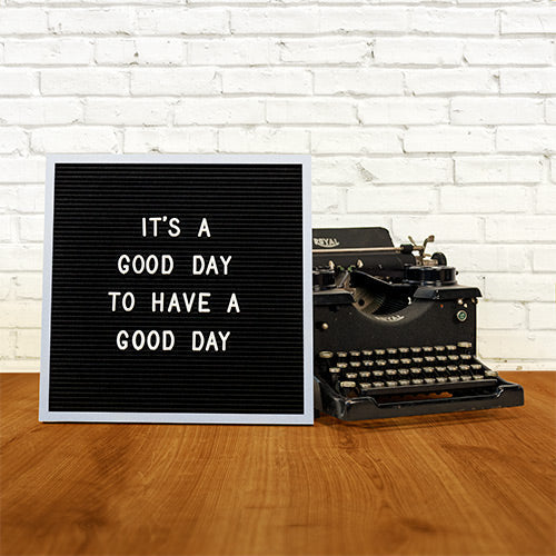 Colorful Framed Access Letterboards 14" x 14" | Shown in Reflex Silver Finish