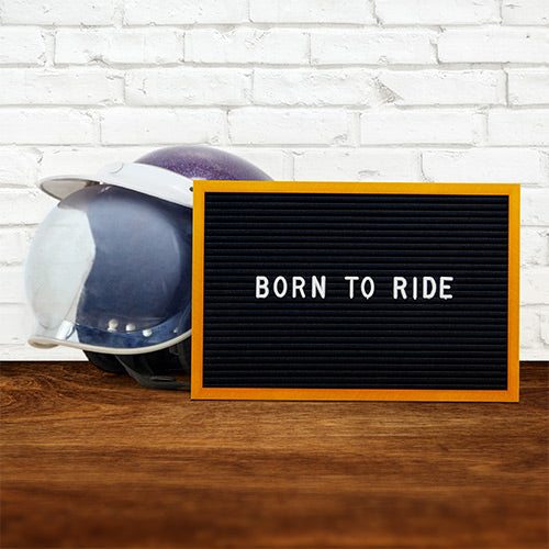 Colorful Framed Access Letterboards 8" x 12" | Shown in Landscape Orientation with Gold Bullion Finish