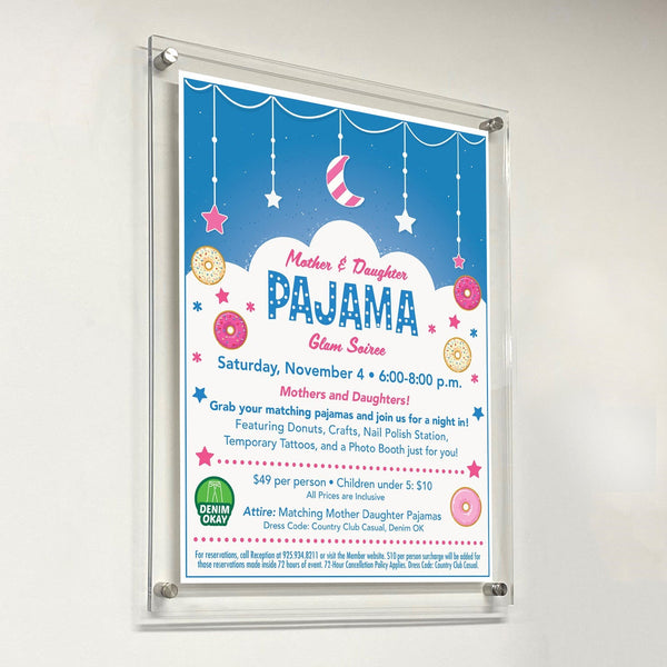 22 x 34 Sign Holder with Standoff Hardware