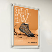 12 x 36 Sign Holder with Standoff Hardware