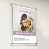 9 x 12 Sign Holder with Standoff Hardware