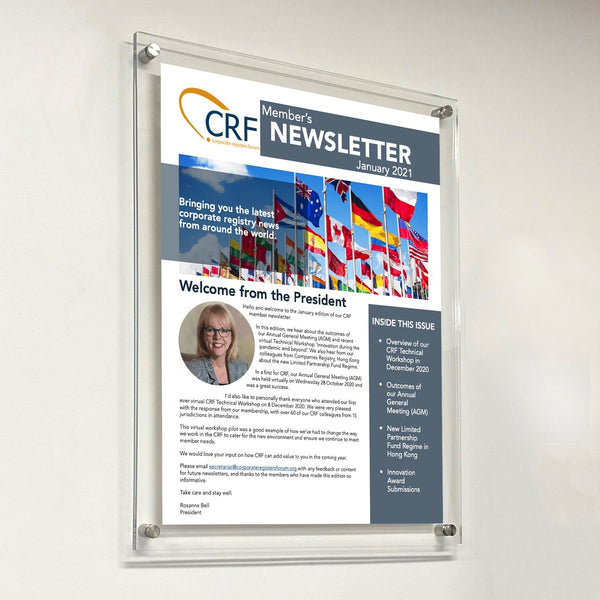 12 x 20 Sign Holder with Standoff Hardware