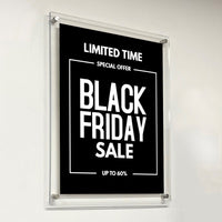 11 x 17 Sign Holder with Standoff Hardware