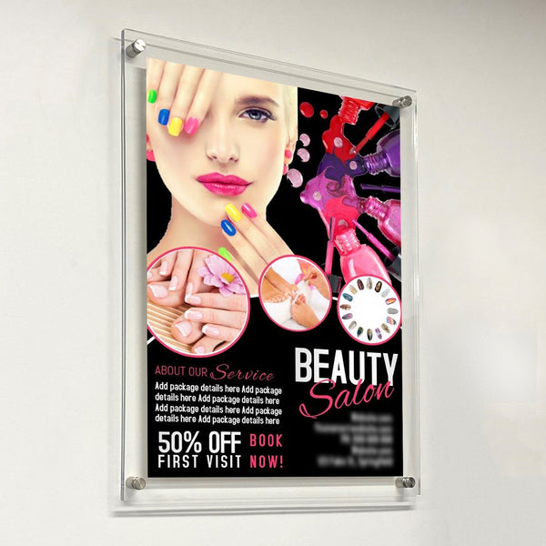 24 x 36 Sign Holder with Standoff Hardware