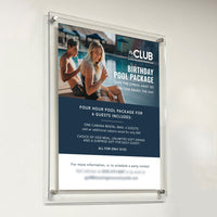 22 x 28 Sign Holder with Standoff Hardware