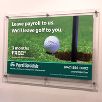 18 x 12 Standoff Hardware with Clear Acrylic Window