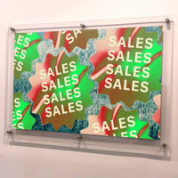 20 x 10 Standoff Hardware with Clear Acrylic Window