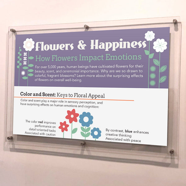 36 x 12 Standoff Hardware with Clear Acrylic Window