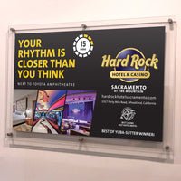 30 x 20 Standoff Hardware with Clear Acrylic Window