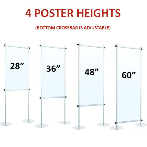 Adjustable Large Graphic Poster Stands (for 22