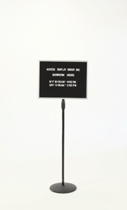 18x14 Cork Board Floor Stand Adjusts from 36" to 66"