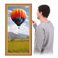 9x12 Colorful Classic Picture Frames with Matboard (Metal Poster Displays)