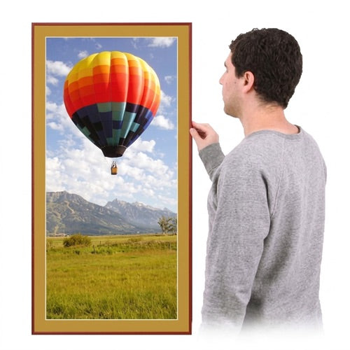 9x12 Colorful Classic Picture Frames with Matboard (Metal Poster Displays)