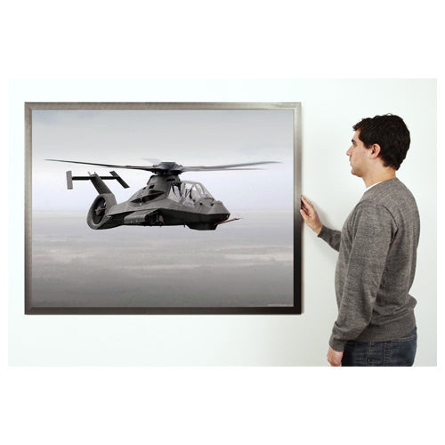 12x36 Carbon Steel Picture Frame Poster Display – Displays4Sale