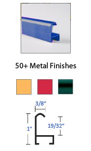 8.5x11 Colorful Classic Picture Frames (Metal Poster Displays)