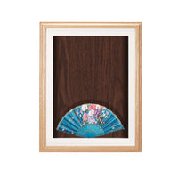 SwingFrame Designer Wood Framed Oak Wall Display Case 2-inch Deep in 12 Sizes + Custom Sizes