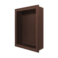 SwingFrame Designer Wood Display Case 8" Deep Interior | Wall Mount Single Door Cabinet 25+ Sizes