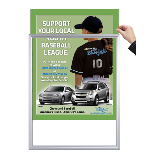 Designer 8.5x11 Slide In Frame for Posters with 1
