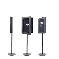 Designer Enclosed Metal Framed Letter Board SwingStands (Single Sided)