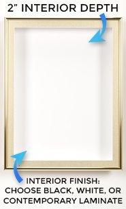 Empty Shadow Boxes (2" Deep) | Metal Shadowbox Frame