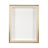 SwingFrame Designer 4-Inch Deep Shadow Box | Swing Open, Metal Frame Display Case in 12 Sizes