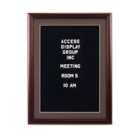 Designer Enclosed Wood Framed Letter Board SwingFrames