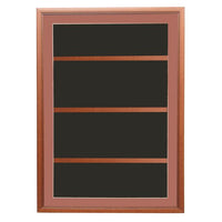Designer Wood Shadow Box SwingFrame with Adjustable Wooden Shelves | 3-Inch Deep Shadowbox, 25+ Sizes