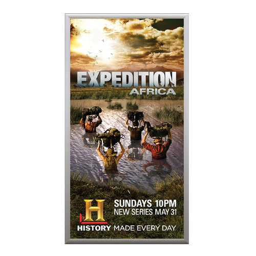 EXTRA DEEP EXTRA LARGE 24x60 SNAP FRAME (SHOWN in SILVER FRAME)