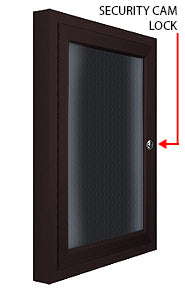 Indoor Extra Large LED Lighted Enclosed Felt Letter Boards | XL Single Door Viewing Window