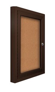 Enclosed Indoor Menu Cases for 8 1/2" x 14" Portrait Menu Sizes (Radius Edge)