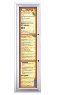 Indoor Restaurant Menu Displays | Indoor Menu Cases