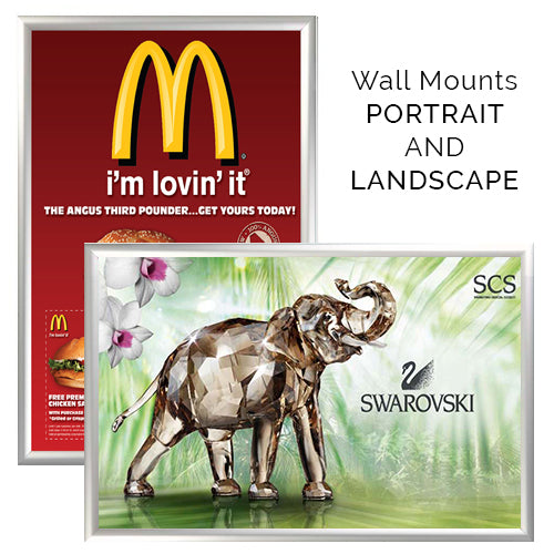 Euro Security Snap Frames 20" x 30" is great for any indoor space, including galleries, malls, retail stores, airports, hotels, restaurants, restrooms, elevators, etc.