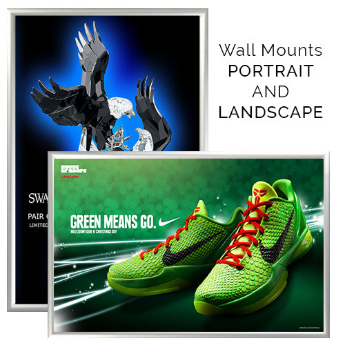 Euro Security Snap Frames 24" x 36" is great for any indoor space, including galleries, malls, retail stores, airports, hotels, restaurants, restrooms, elevators, etc.