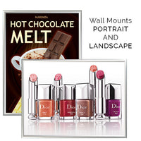 Euro Security Snap Frames 30" x 40" is great for any indoor space, including galleries, malls, retail stores, airports, hotels, restaurants, restrooms, elevators, etc.