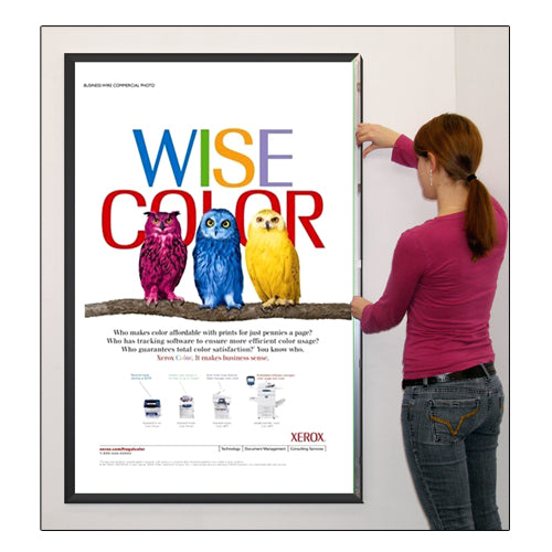 SwingSnap 24x72 Poster Snap Frame with Swing Open 1 5/8