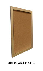 Extra Large Wide Wood Enclosed Bulletin Cork Board SwingFrames 15+ Sizes