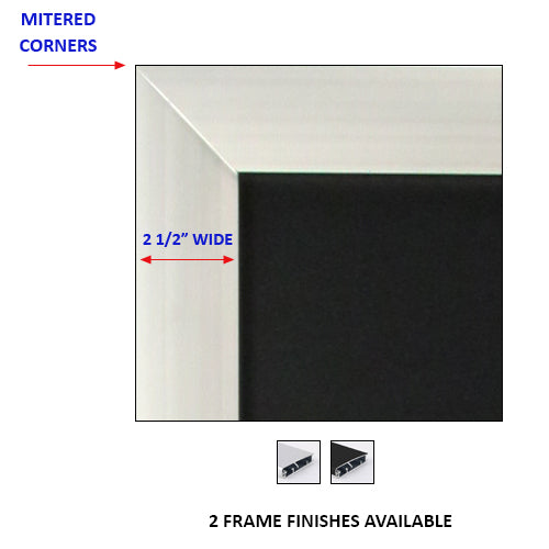 A-Frame 24x24 Sign Holder | Snap Frame 2 1/2" Wide